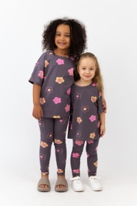 Комплект для девочки Baby Boom КД522/3-К Цветы на фуме