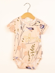 Боди для девочки Baby Boom Б87/10013-И(Н) Птички на розовом