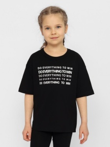 Футболка для девочки CWJG 63617-22 Черный