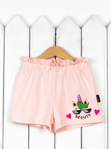 Шорты для девочки Baby Boom П106/1-К Светло-розовый Б108 Шорты для девочки Baby Boom П106/1-К Светло-розовый Б108