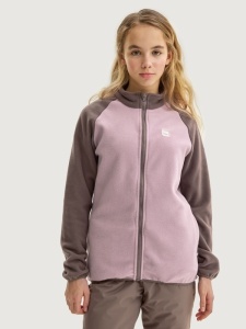Куртка флисовая для девочки NIKASTYLE 4т10424 Орхидея кофе