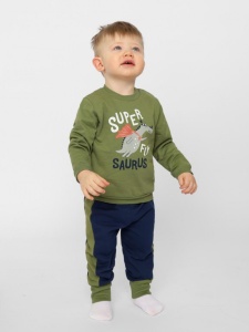 Комплект для мальчика CSNB 90166-34-354 Оливковый