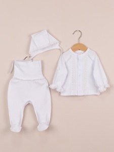 Комплект для девочки Baby Boom КН162/1-И Белый я737