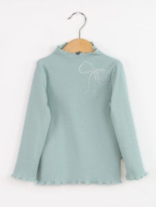 Лонгслив для девочки Baby Boom Ф167/3-К Зимнее небо