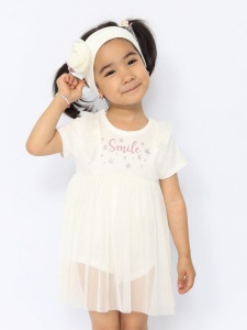 Боди платье для девочки CWNG 40063-21 Экрю