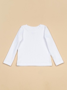 Лонгслив для девочки Baby Boom Ф165/1-К Белый