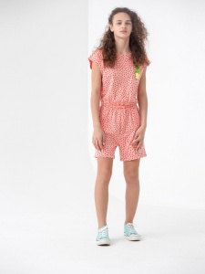 Полукомбинезон для девочки CSJG 90107-28-323 Коралловый