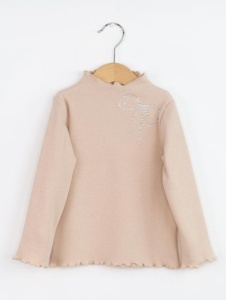 Лонгслив для девочки Baby Boom Ф167/2-К Шампань