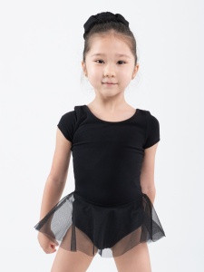 Купальник гимнастический для девочки CAJG 40022-22 Черный