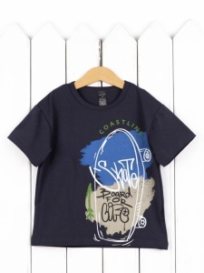 Футболка для мальчика Baby Boom Ф154/8-К Skate графит