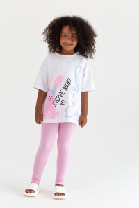 Комплект для девочки Baby Boom КД559/1-К Белый + рзовый