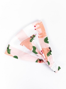 Косынка-повязка для девочки Baby Boom BB А27/39-К Б108 Единороги на полоске Косынка-повязка для девочки Baby Boom BB А27/39-К Б108 Единороги на полоске