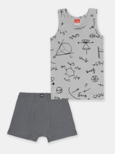 Комплект для мальчика CSKB 30037-23 Серый