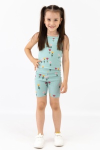 Легинсы для девочки Baby Boom П113/2-К Мята Б106