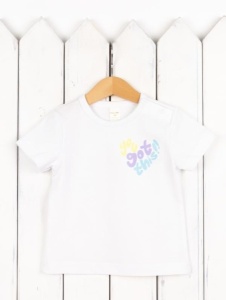 Футболка детская Baby Boom Ф156/4-К Белый