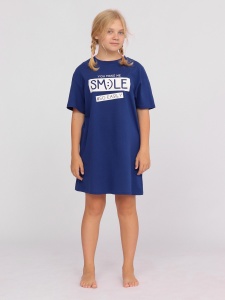 Сорочка для девочки CSJG 50097-41 Темно-синий