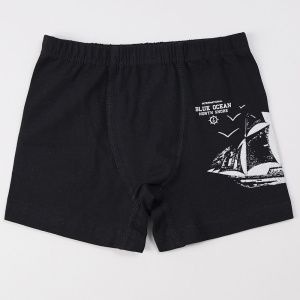 Трусы боксеры для мальчика DR 3672-991 Черный корабль