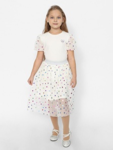 Юбка для девочки CWKG 70406-21 Экрю