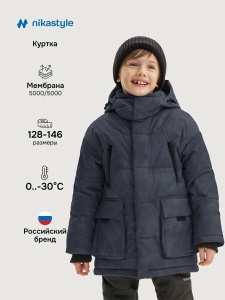 Куртка для мальчика NIKASTYLE 4з7925 Черный