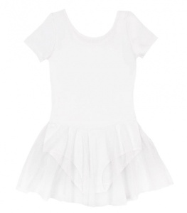 Купальник гимнастический для девочки CAKG 40017-20 Белый