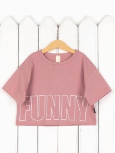 Футболка для девочки Baby Boom Ф159/1-К Пудра