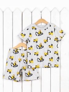 Пижама для мальчика Baby Boom КС17/1-И Техника на кармеланже