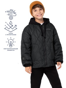 Куртка утепленная для мальчика NIKASTYLE 4м6324 черный Куртка утепленная для мальчика NIKASTYLE 4м6324 черный