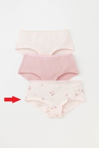 Трусы для девочки Crockid К 1964-3 розовый жемчуг, розовый, букетик (букетик)