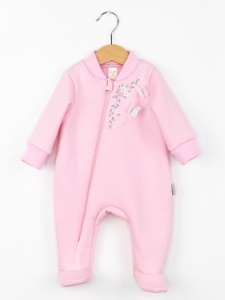 Комбинезон на стопе для девочки Baby Boom К411/1-Ф Розовый я738