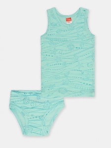 Комплект для девочки CSKG 30039-38 Ментоловый