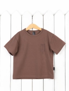 Футболка для мальчика Baby Boom Ф154/2-К Кофе Б119