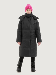 Пальто для девочки NIKASTYLE 6з9225 Черный